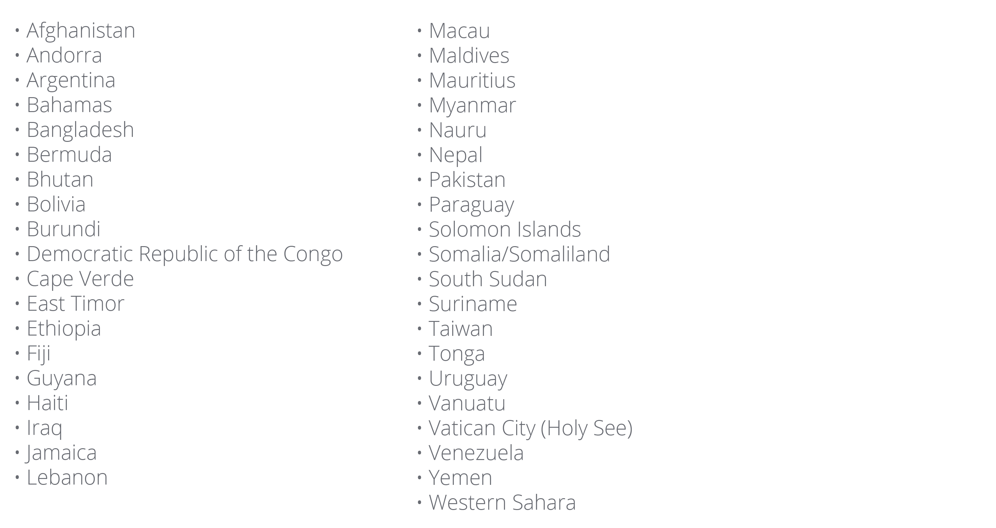 Which countries do not belong to the International Patent System? - Inventa